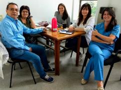 Reunión del Comité Mixto de Salud y Seguridad en el Trabajo en el  Hospital Centenario de Rosario