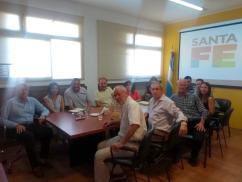 Reunión de la Junta Interna del ATE  del Ministerio de Infraestructura y Transporte con el Ministro José Garibay