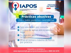 Información para afiliados/as al IAPOS: procedimiento ante Prácticas Abusivas