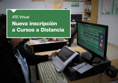 ATE Virtual: nueva inscripción a Cursos a Distancia