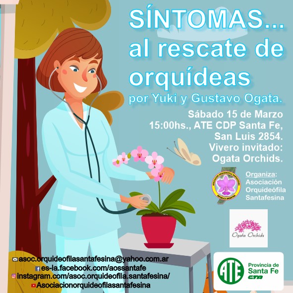 Charla sobre Síntomas: el rescate de Orquídeas