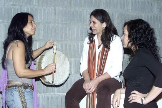 Patricia junto a Natalia Pérez y Ana Suñé