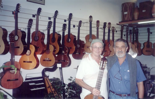 Rubén junto a Carlos Barbosa