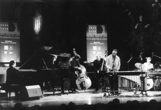 Horacio con Bobby Hutcherson, N.H.O.P. y Michel Camilo.