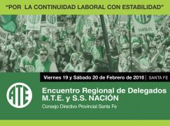Encuentro Regional de Delegados M.T.E.y S.S. Nación
