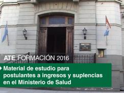 Material de Estudio para Postulantes a ingresos y suplencias en Ministerio de Salud 