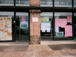 Se realiza un paro en la Región VI de Educación en Rosario