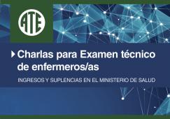 Segunda Charla para enfermeros/as admitidos para el examen técnico del Ministerio de Salud