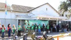Asamblea y protesta de trabajadores del Hospital Sayago
