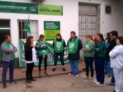 Jornada de protesta de ATE en el Hospital Sayago y estado de asamblea permanente