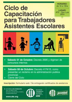 Ciclo de capacitación para Asistentes escolares 