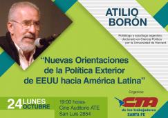 Conferencia de Atilio Borón en ATE
