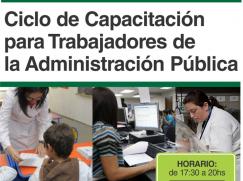 Ciclo de Capacitación para Trabajadores de la Administracion Pública