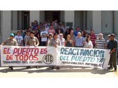 ATE junto a los trabajadores del EAPSF en Defensa del Puerto de Santa Fe