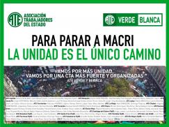 Para parar a Macri la Unidad es el único camino