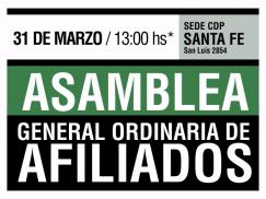 Asamblea General Ordinaria de Afiliados de ATE