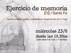 Señalamiento urbano: militantes desaparecidos en la Escuela Industrial Superior
