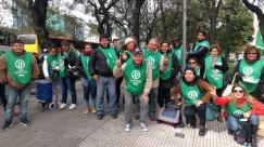 Contundente movilización a Plaza de Mayo de las centrales sindicales