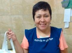 Ileana Gantus, trabajadora rosarina fue  preadjudicada en la Línea Refacción en el Programa ATE Vivienda y Refacción 