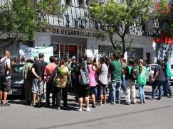 Protesta con reducción de jornada en dependencias y efectores de la Subsecretaría de Niñez