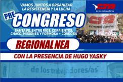 Pre Congreso de la CTA en ATE Casa España para la Regional NEA