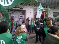 Jornada provincial de protesta y concentración de trabajadores de Niñez