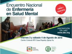 Encuentro Nacional de Enfermería en Salud Mental