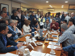 Reunión entre el Movimiento Obrero Santafesino y Legisladores Nacionales sobre el presupuesto nacional 2019 