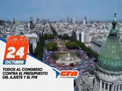 Este miércoles 24 de octubre: Todos al Congreso