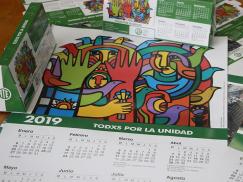 Trabajadores/as públicos ya reciben los Calendarios 2019