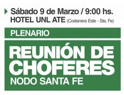 Encuentro de Choferes Nodo Santa Fe en el Hotel UNL ATE