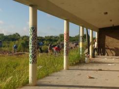 Después de los destrozos, comenzaron los trabajos en las escuelas 1298 y 507