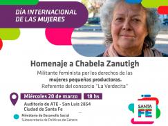 Día Internacional de la Mujer: Homenaje a Chabela Zanutigh