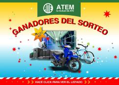 GANADORES DEL SORTEO DE ATE