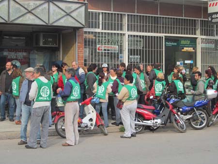 JORNADA DE PROTESTA DE ATE EN LA SECCIÓN IV DEL REGISTRO CIVIL