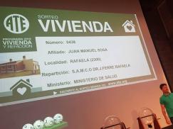 Se realizó el 23º sorteo del Programa ATE Vivienda y Refacción 2019