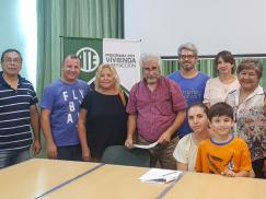 Programa ATE Vivienda y Refacción: 5 afiliados/as firmaron sus planes de refacción