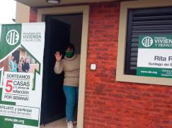 Programa ATE Vivienda y Refacción: afiliada de Fortín Olmos ya tiene las llaves de su casa propia