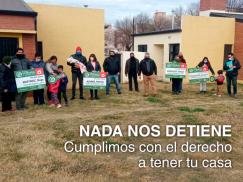 Programa ATE Vivienda y Refacción: entrega de 4 casas en Villa Gobernador Gálvez