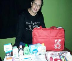Entrega de Ajuar para una afiliada de San Javier