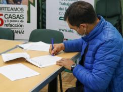 Programa ATE Vivienda y Refacción: trabajador del 107 ya tiene las llaves de su casa