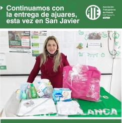 Continuamos con la entrega de ajuares, esta vez en San Javier
