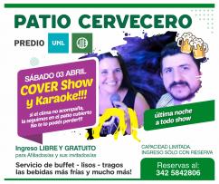 Último show del año en el Patio Cervecero en el Predio UNL ATE