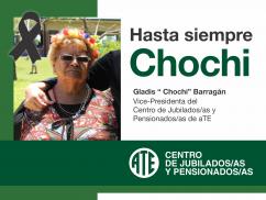 ¡Hasta siempre querida Chochi!