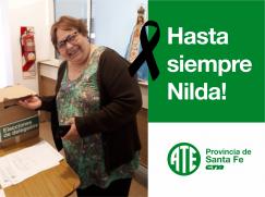 Pesar por el fallecimiento de Nilda Gónzalez
