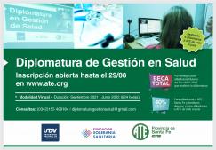 Inscripción abierta a la 5ta. Cohorte de la Diplomatura en Gestión en Salud