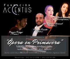 Fundación Accentus reinicia sus Ciclos Anuales de Conciertos Líricos