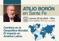 Charla de Atilio Borón en el Auditorio de ATE