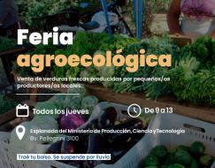 Feria Agroecológica en el Ministerio de la Producción