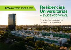 Becas Germán Abdala 2023: Residencias universitarias para hijos/as de afiliados/as del interior de la provincia- 